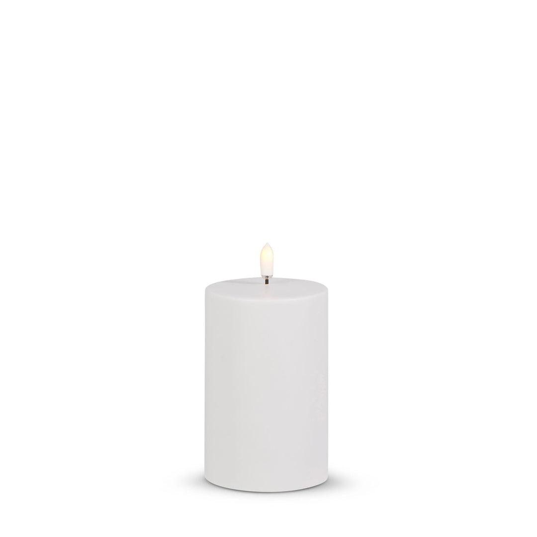 Outdoor White Pillar Candle