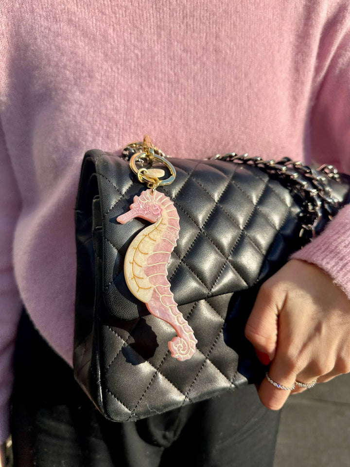 Sea Horse Bag Charm Keychain