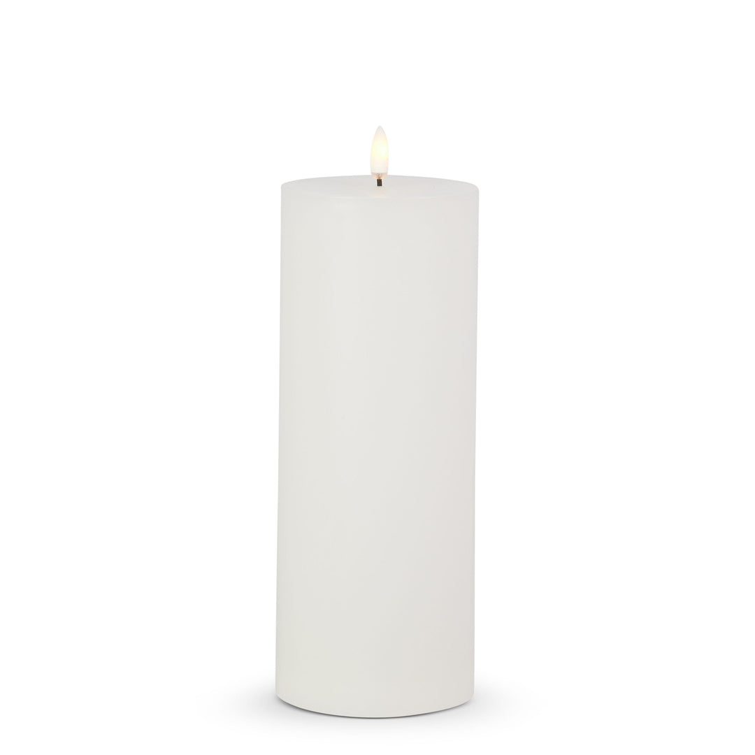 White Pillar Candle