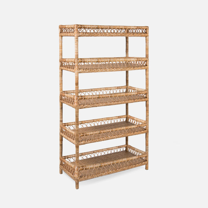 Handwoven Rattan Bookcase