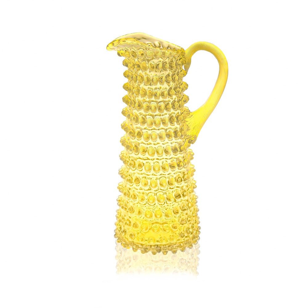 Citrine Hobnail Pitcher