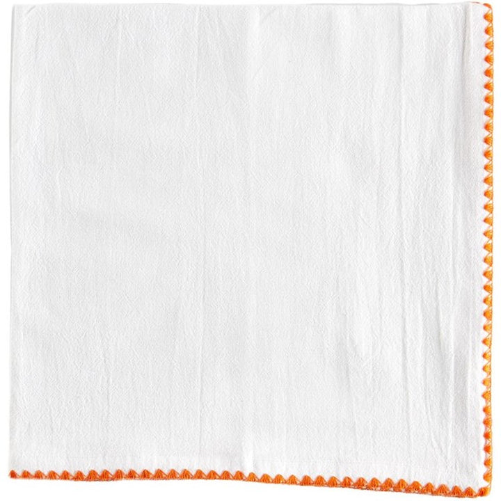 Embroidered Edge Napkin Set of 4