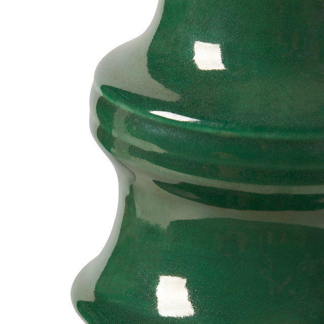 Jesse Lamp with 16" Shade-Forest Green