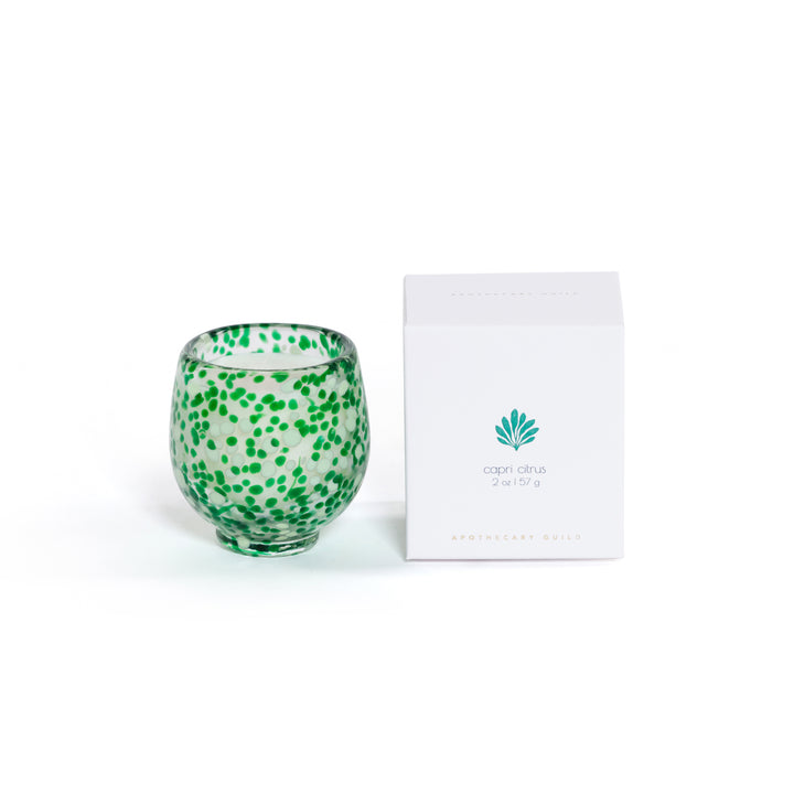 Speckled Glass Candles