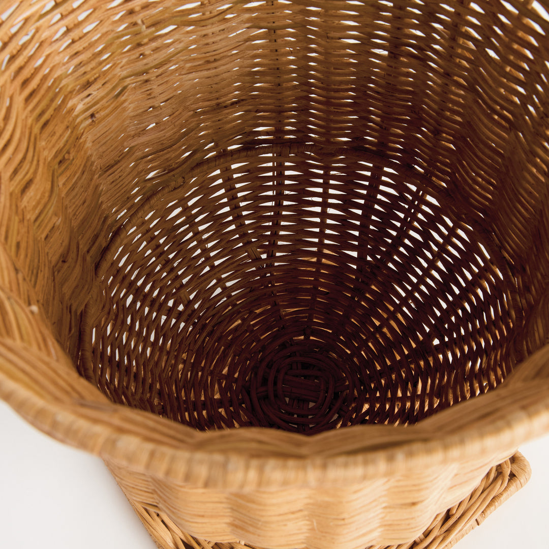 Chesapeake Rattan Footed Narrow Urn
