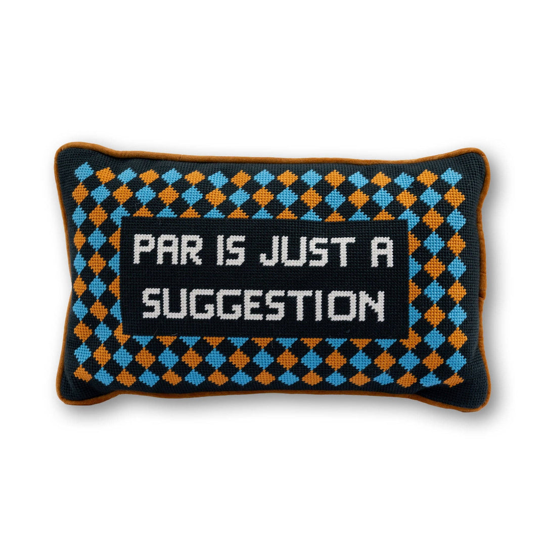 Par Needlepoint Pillow