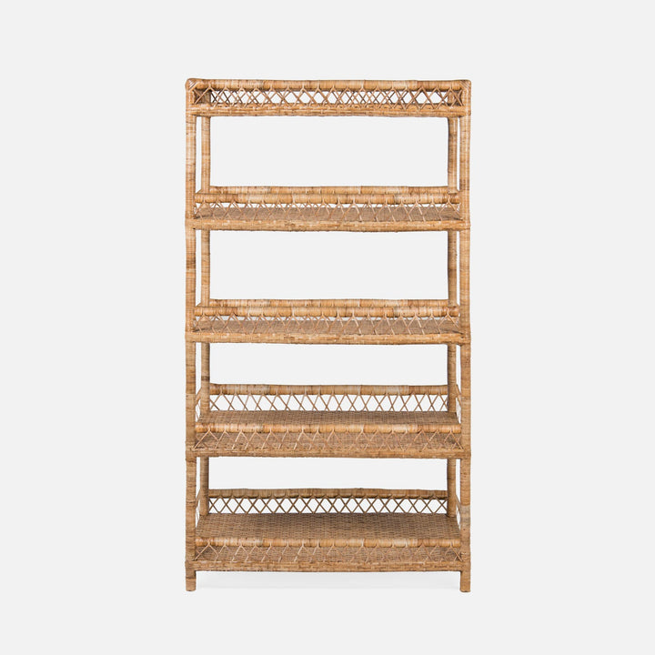 Handwoven Rattan Bookcase