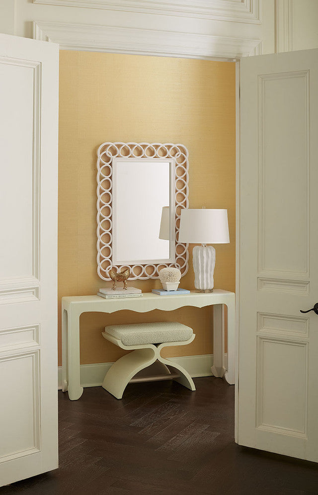 White Loop Mirror