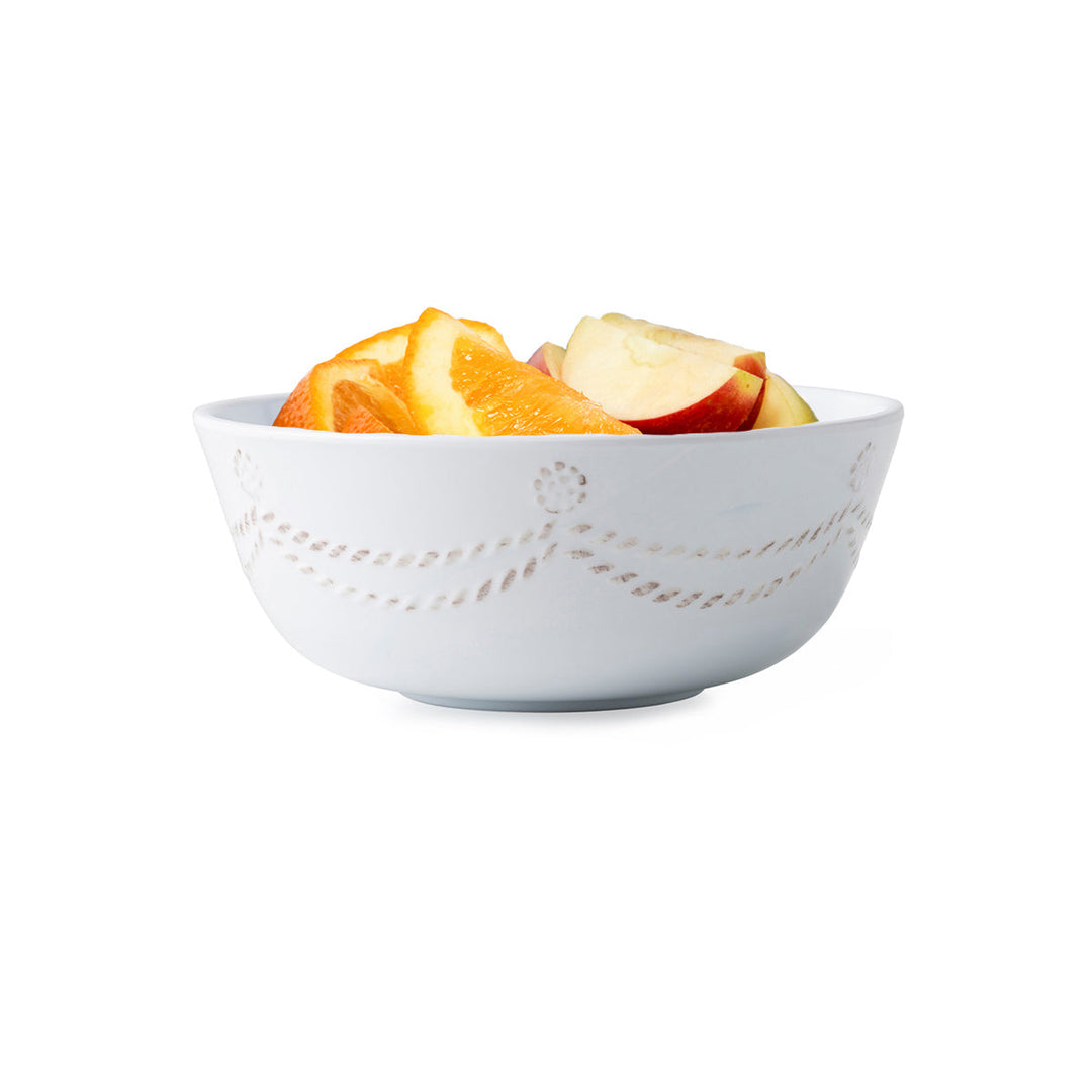 Berry &amp; Thread Melamine Cereal/Ice Cream Bowl-Whitewash-Set of 4