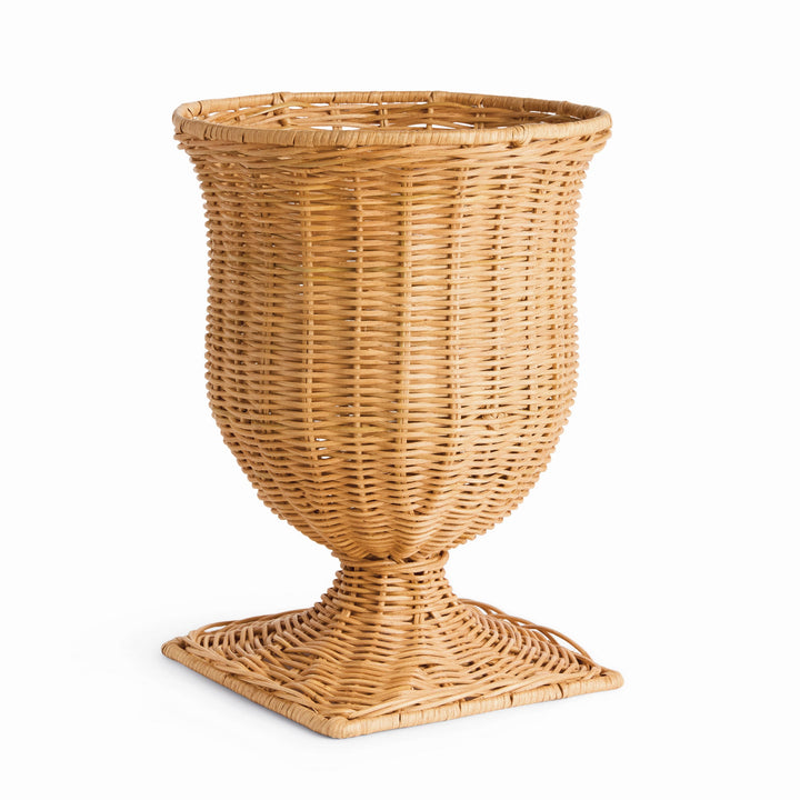 Chesapeake Rattan Footed Narrow Urn