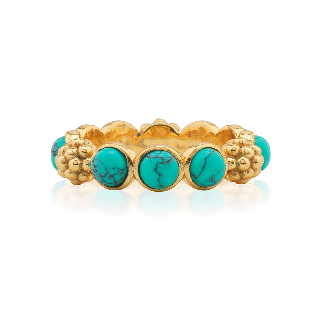 Berry Gem Turquoise Ring -  8
