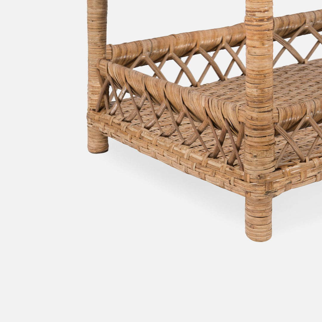 Handwoven Rattan Bookcase