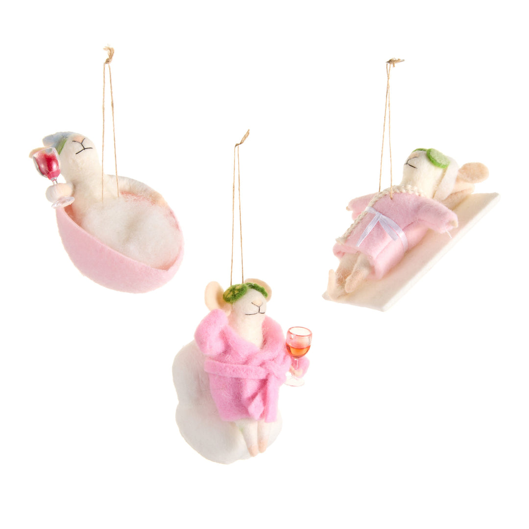 Spa Day Mouse Ornament