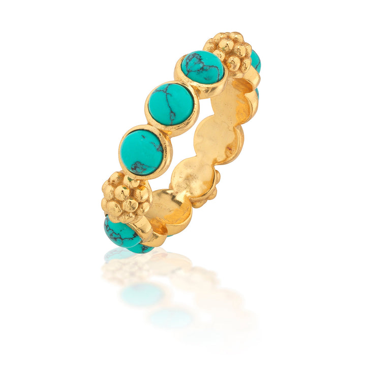 Berry Gem Turquoise Ring -  8