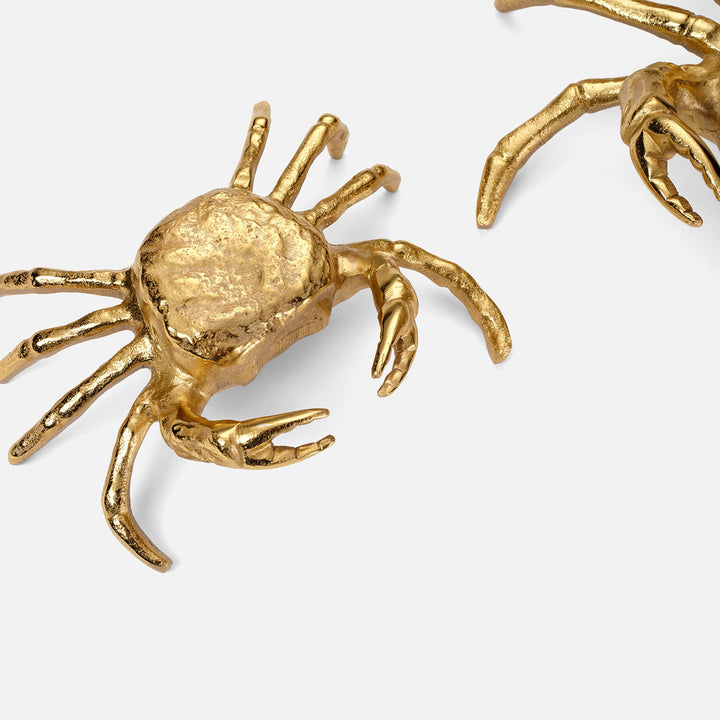 Gold Crab Statue