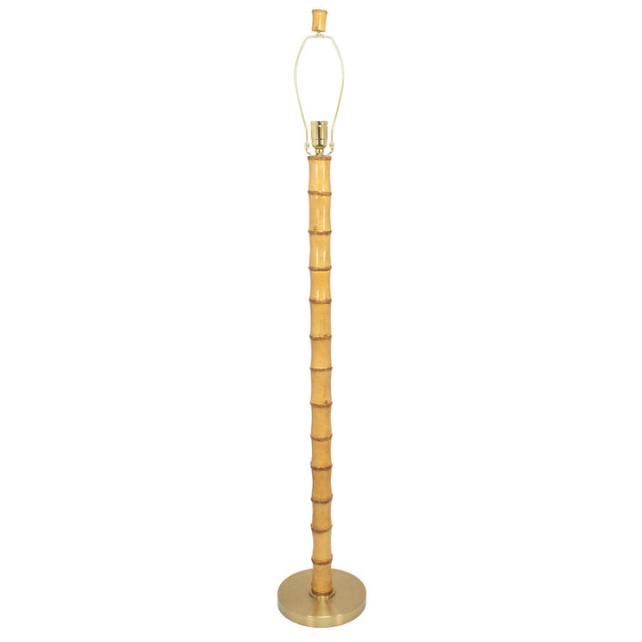 Natural Wood Bamboo Floor Lamp
