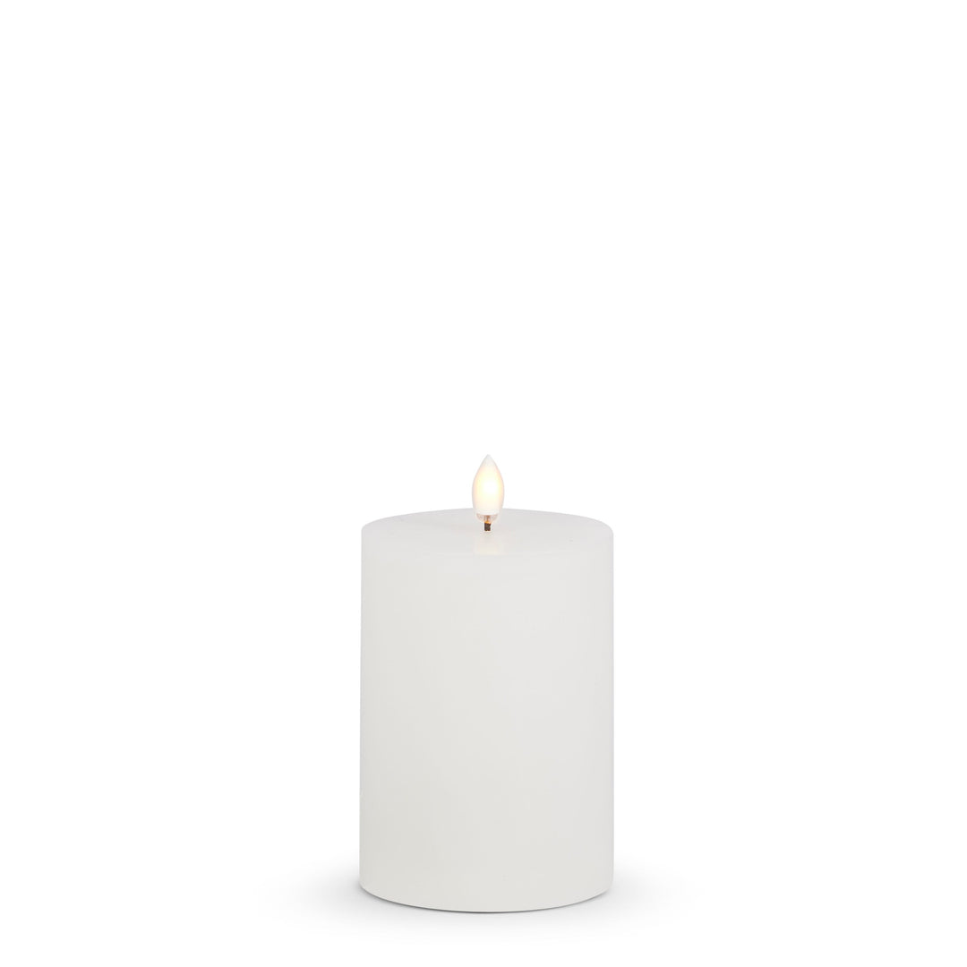 White Pillar Candle