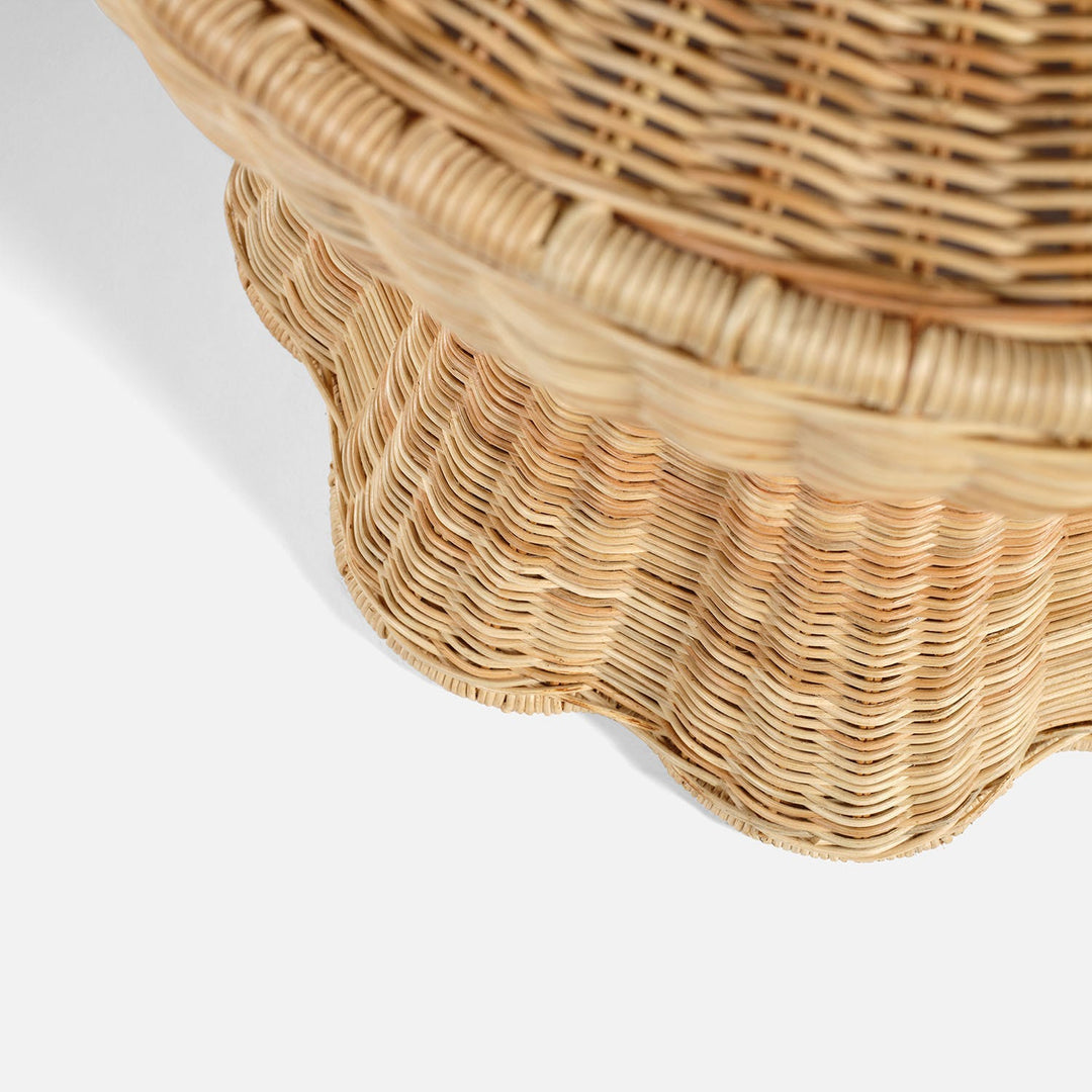 Nevis Side Table-Rattan