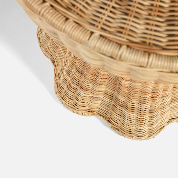 Nevis Side Table-Rattan