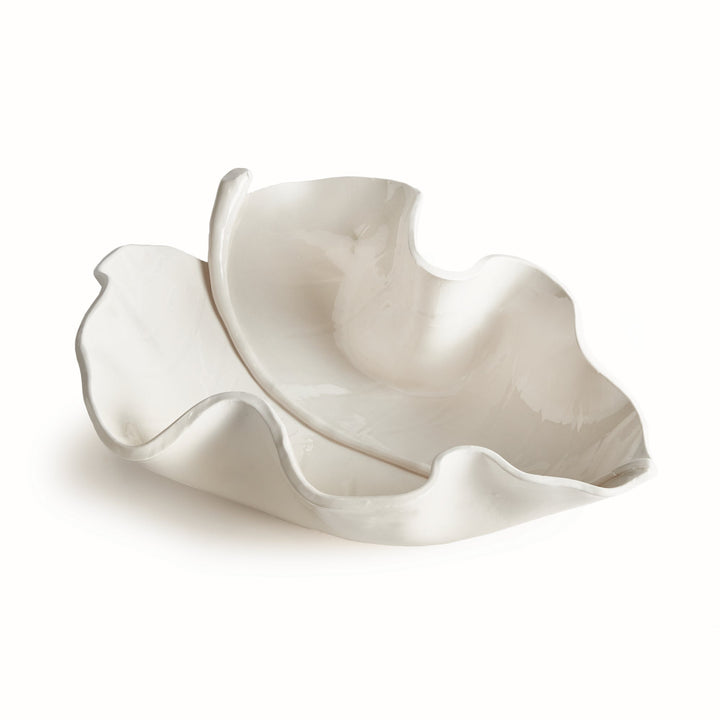 Moricento Leaf Sculpture White Large