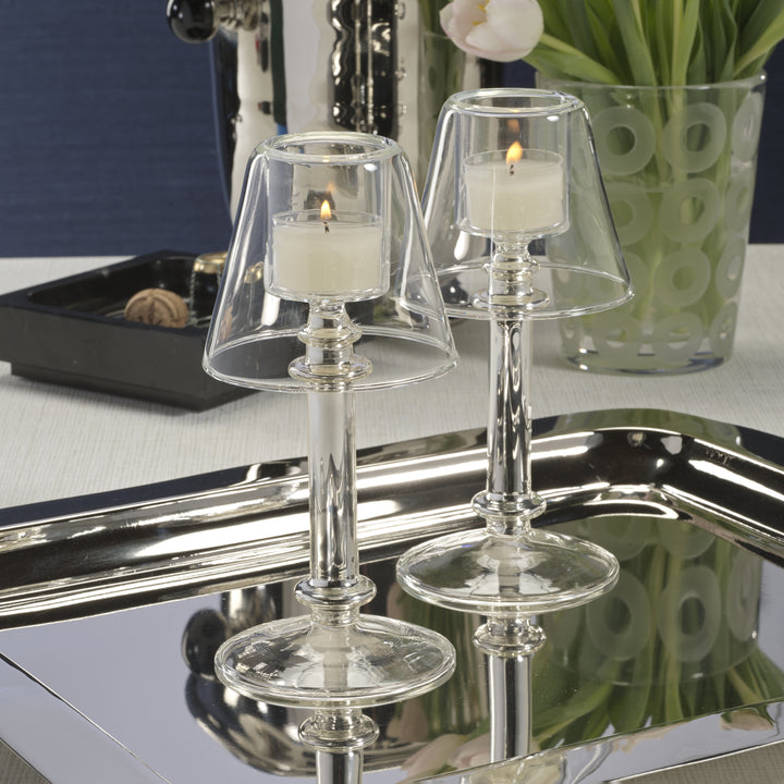 Isola Tealight Lamp-Silver