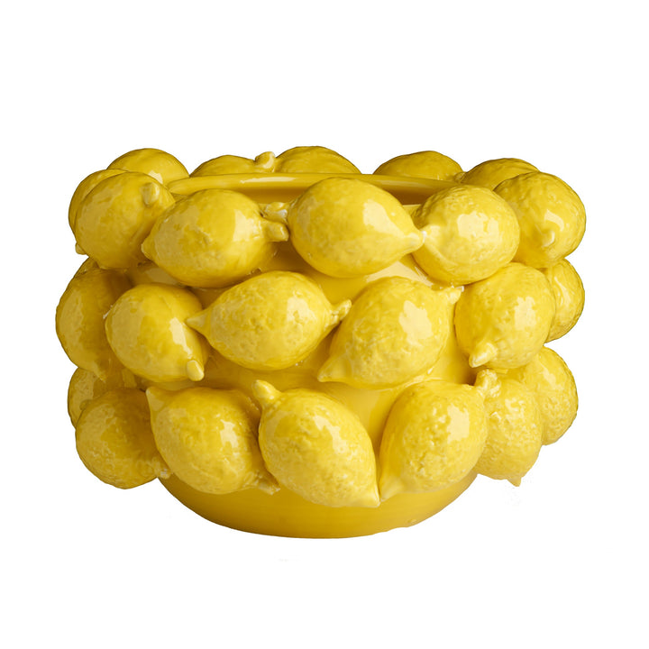 Ceramic Lemon Planter Yellow
