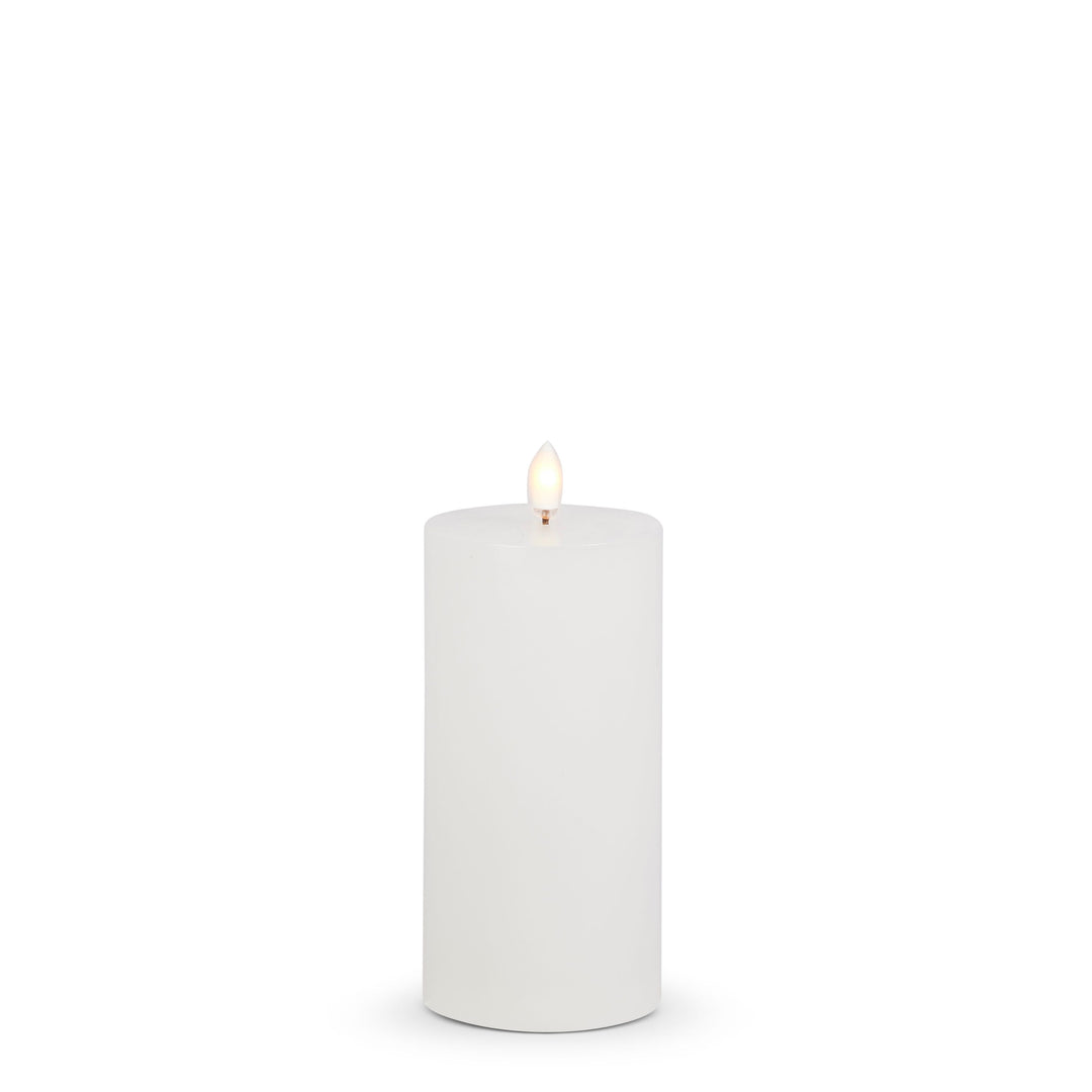 White Pillar Candle