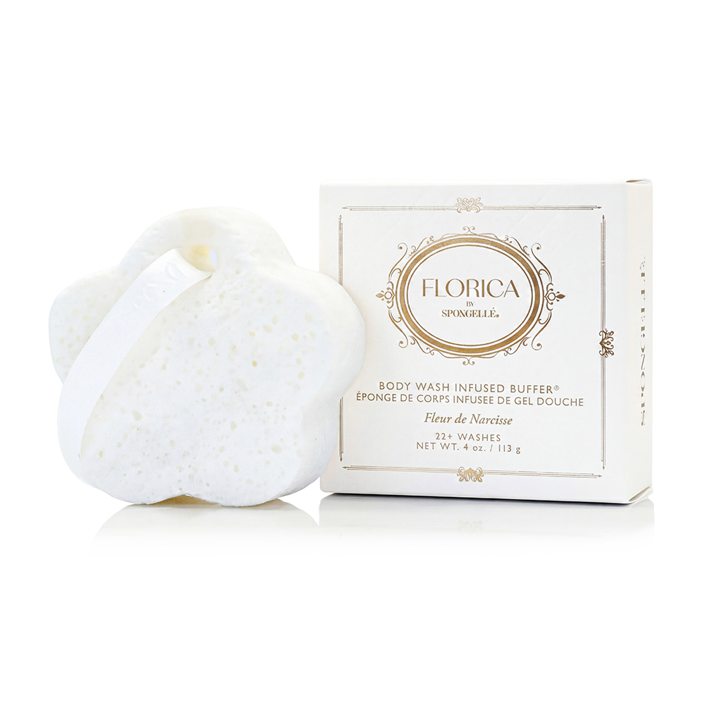 Large Boxed Body Buffer- Florica Fleur de Narcisse