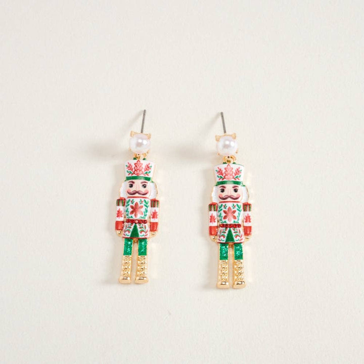 Red Nutcracker Earrings