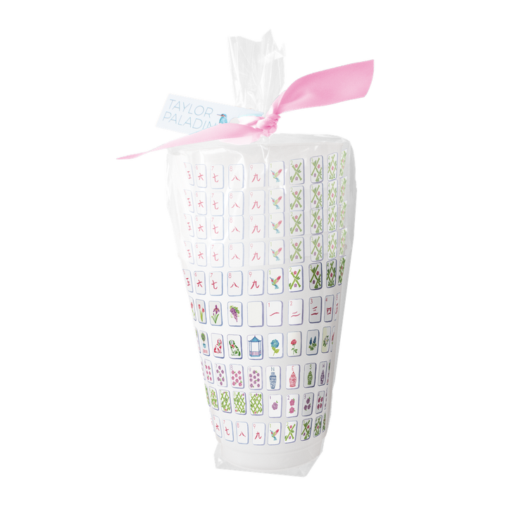 Frosted Cup-Set of 8-Mahjong