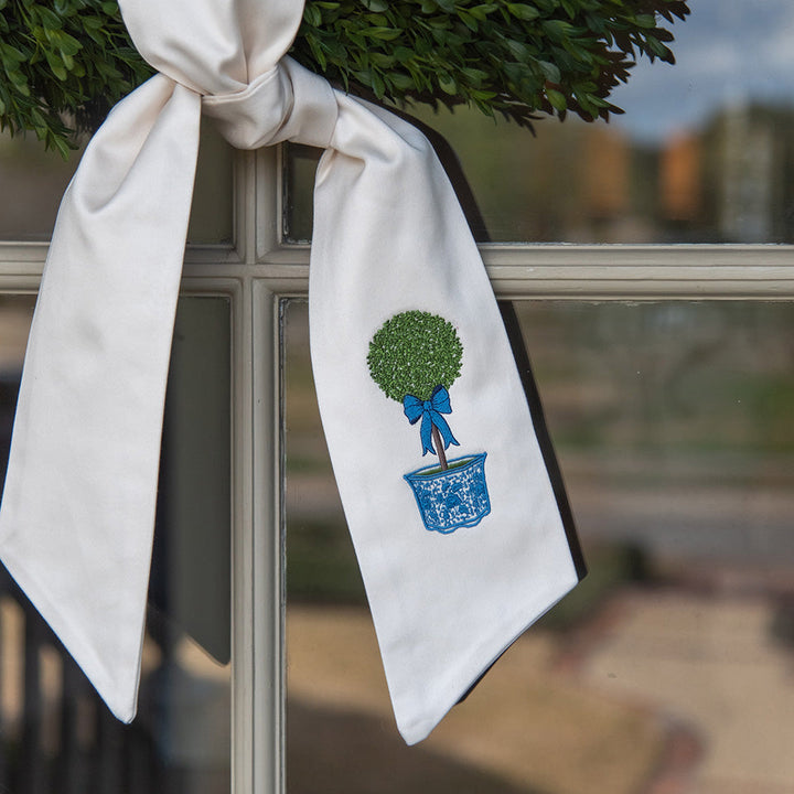 Topiary Wreath Sash-Long