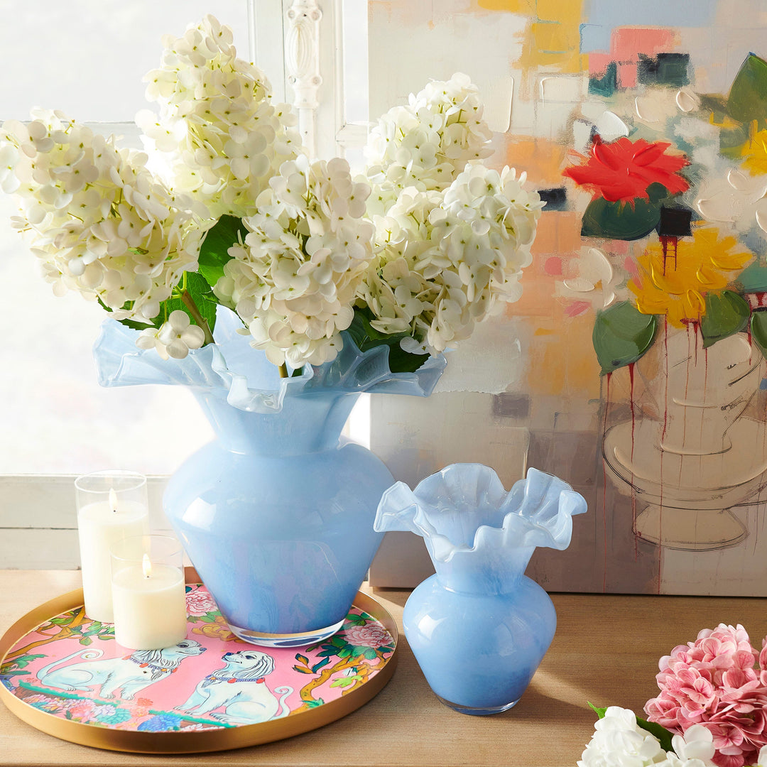 29" White Hydrangea Stem