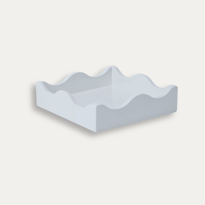 Scalloped Trinket Tray- Cloud