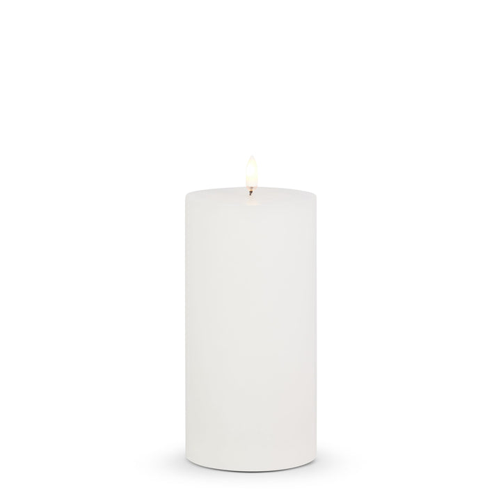 White Pillar Candle