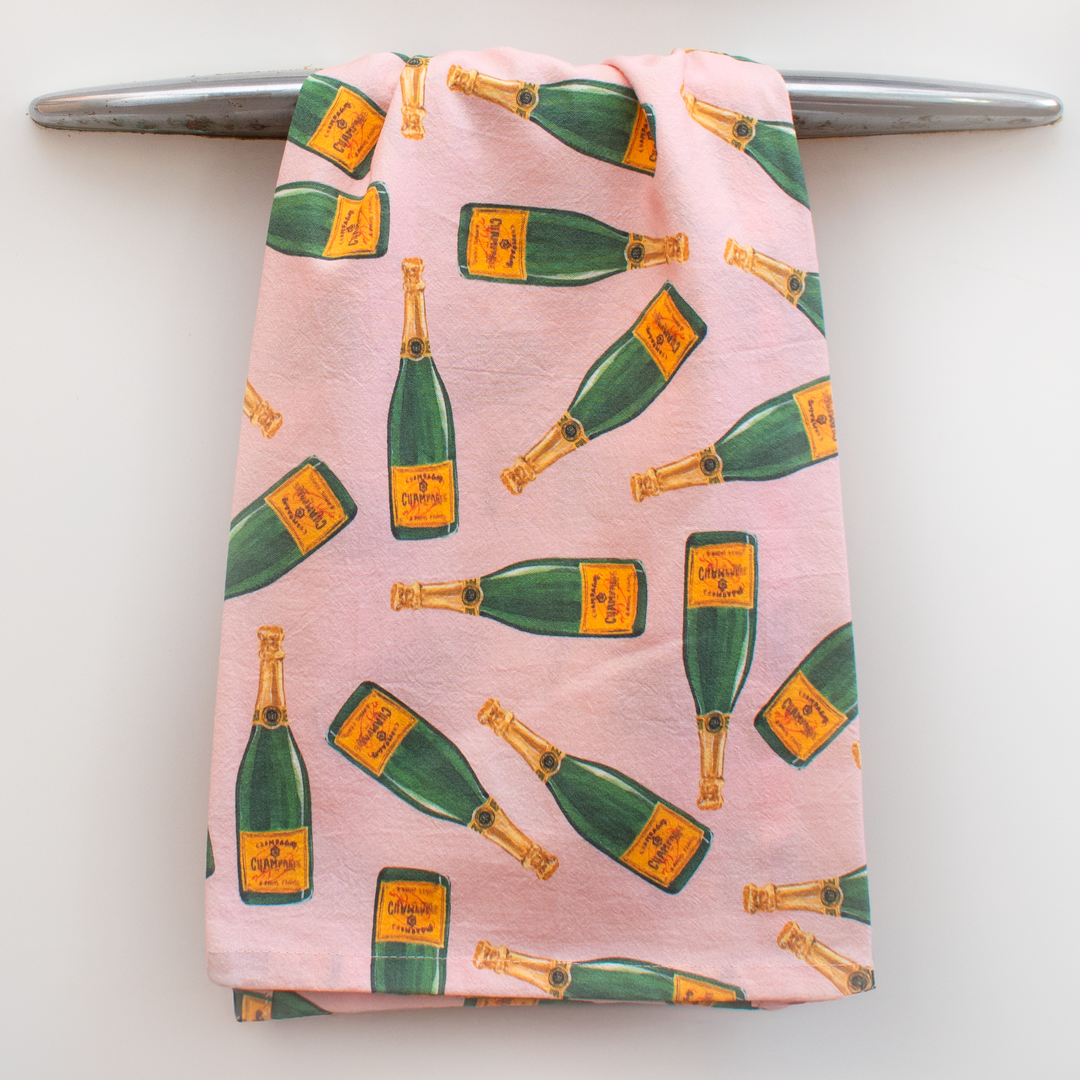 Tea Towel-Champagne