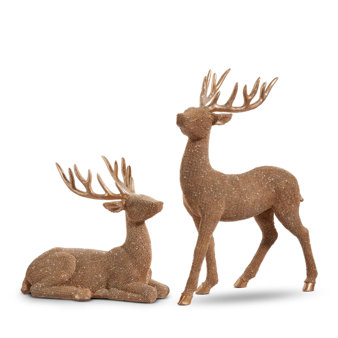 Glitter Deer-Set of 2