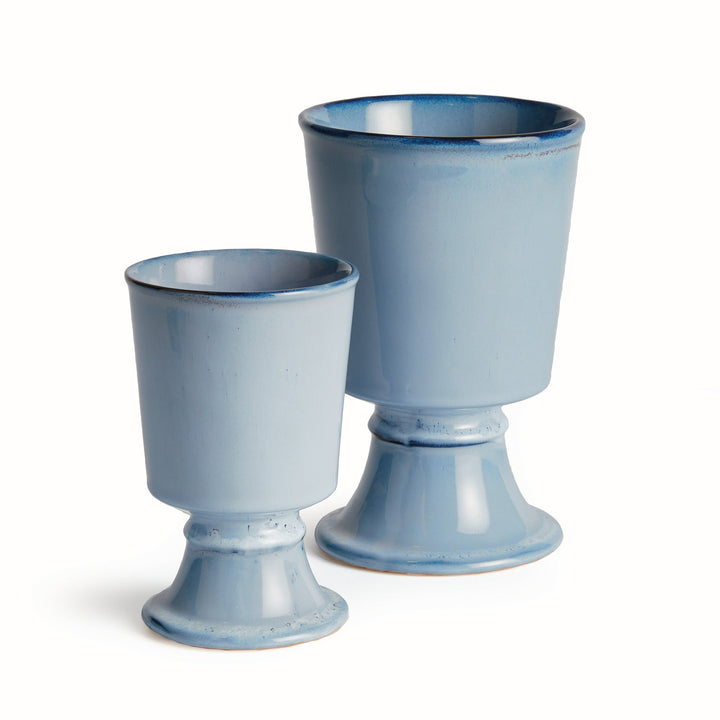 Kelcy Footed Cachepot Blue Large