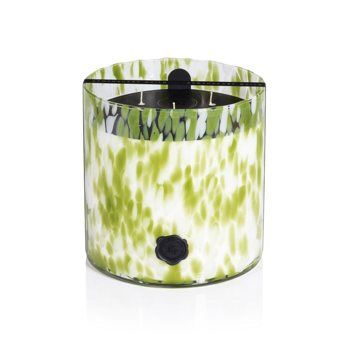 Opal Glass Five Wick Candle Jar