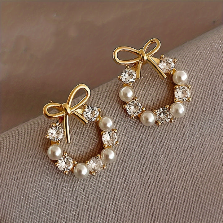 Butterfly Knot Wreath Earrings