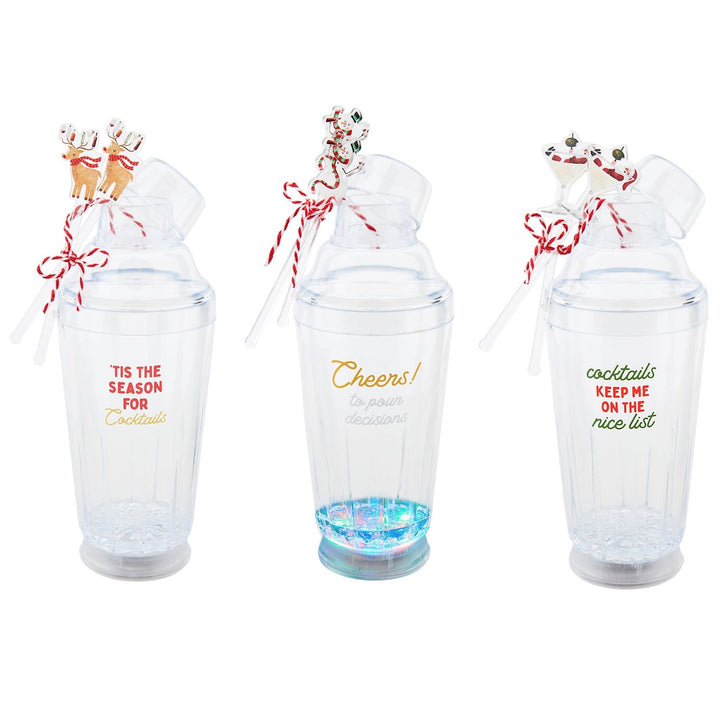 Light-Up Cocktail Shaker Set