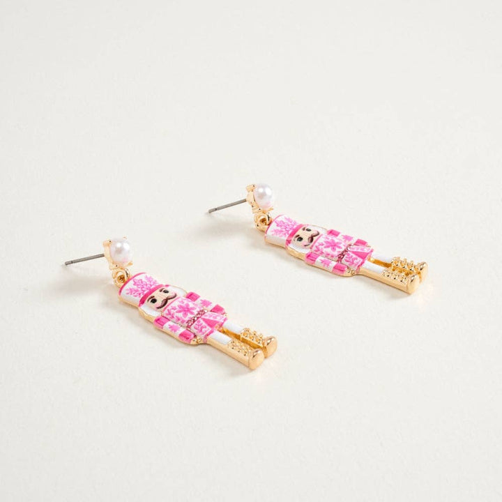 Pink Nutcracker Earrings
