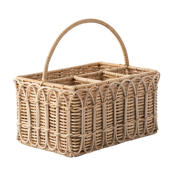 Provence Rattan WW Silverware Caddy