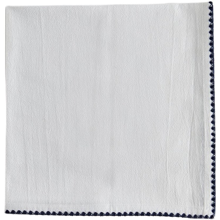Embroidered Edge Napkin Set of 4