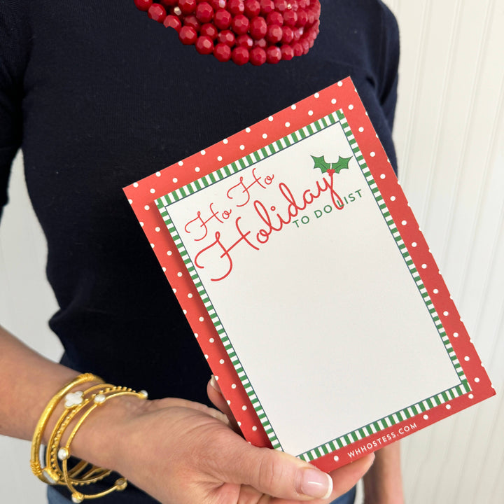Ho Ho Holiday To Do List Sticky Notes