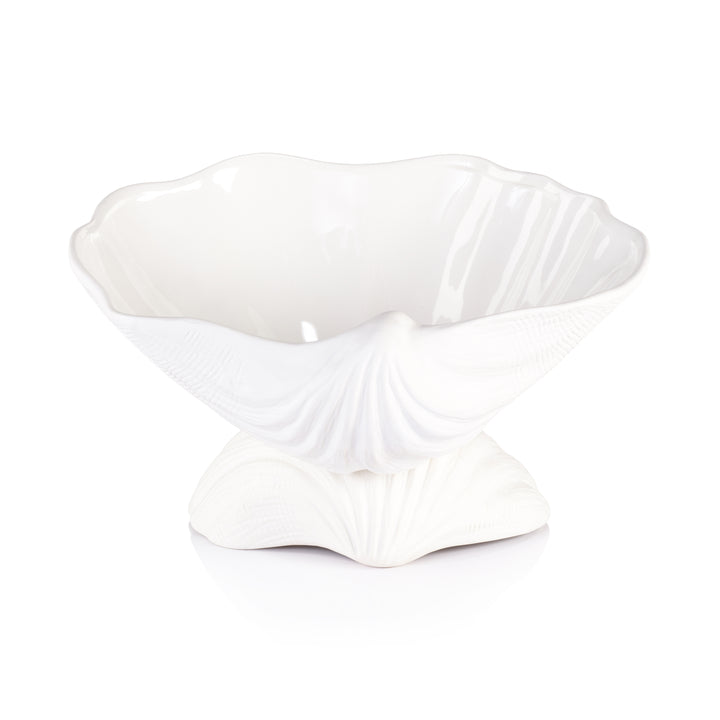 La Coquille Stoneware Clam Shell Bowl
