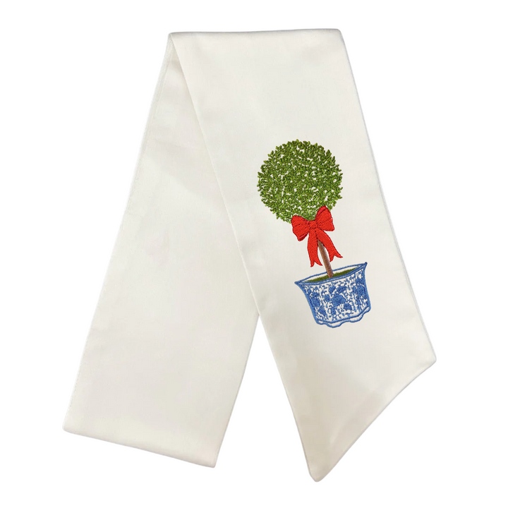 Topiary Wreath Sash-Long