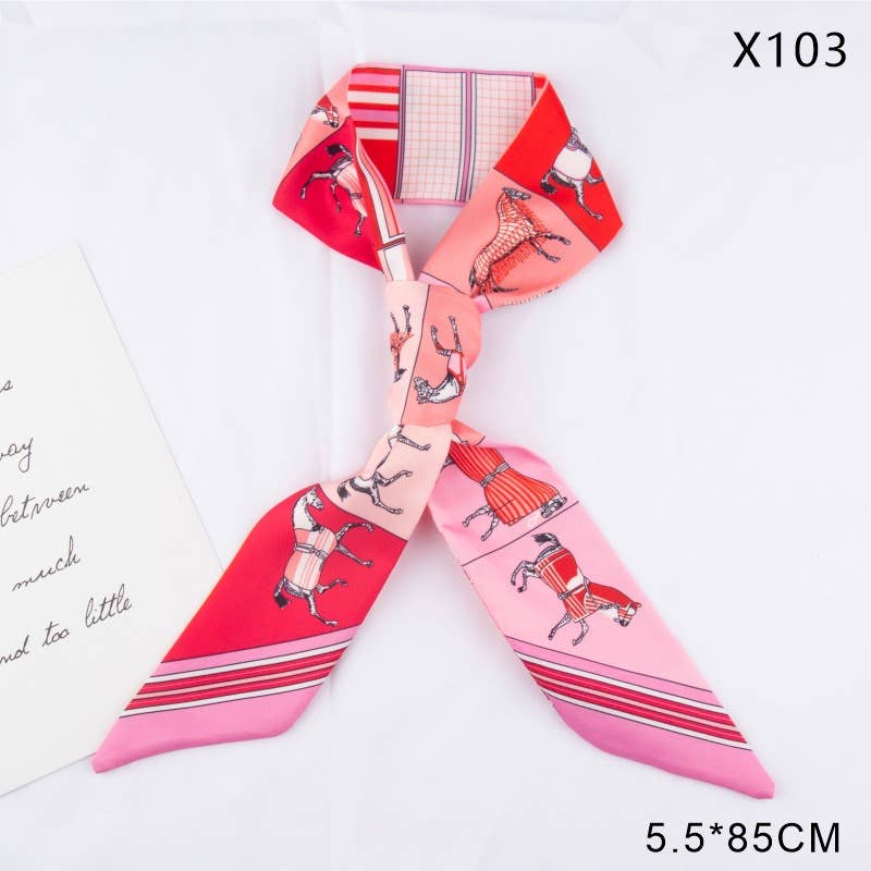 Fashion Print Scarf- Pink