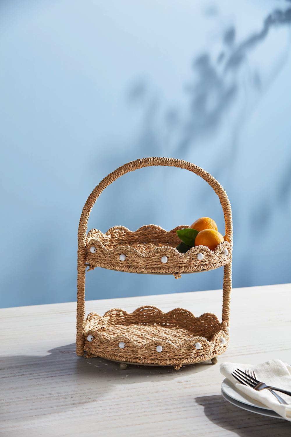 Scalloped Tiered Server