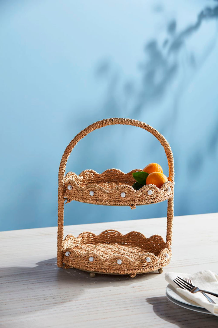Scalloped Tiered Server