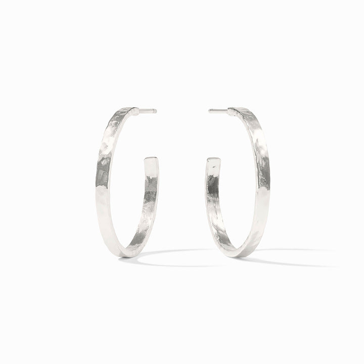 Crescent Hoop - Silver Medium